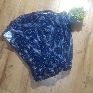Navy Blue LulaRoe Amelia Fit & Flair Dress